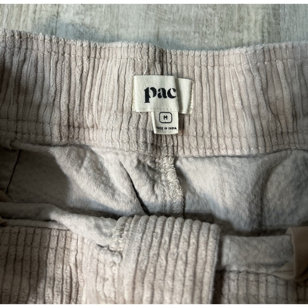 Pact Wide Leg Corduroy Pants in Light Taupe - Picture 5 of 8